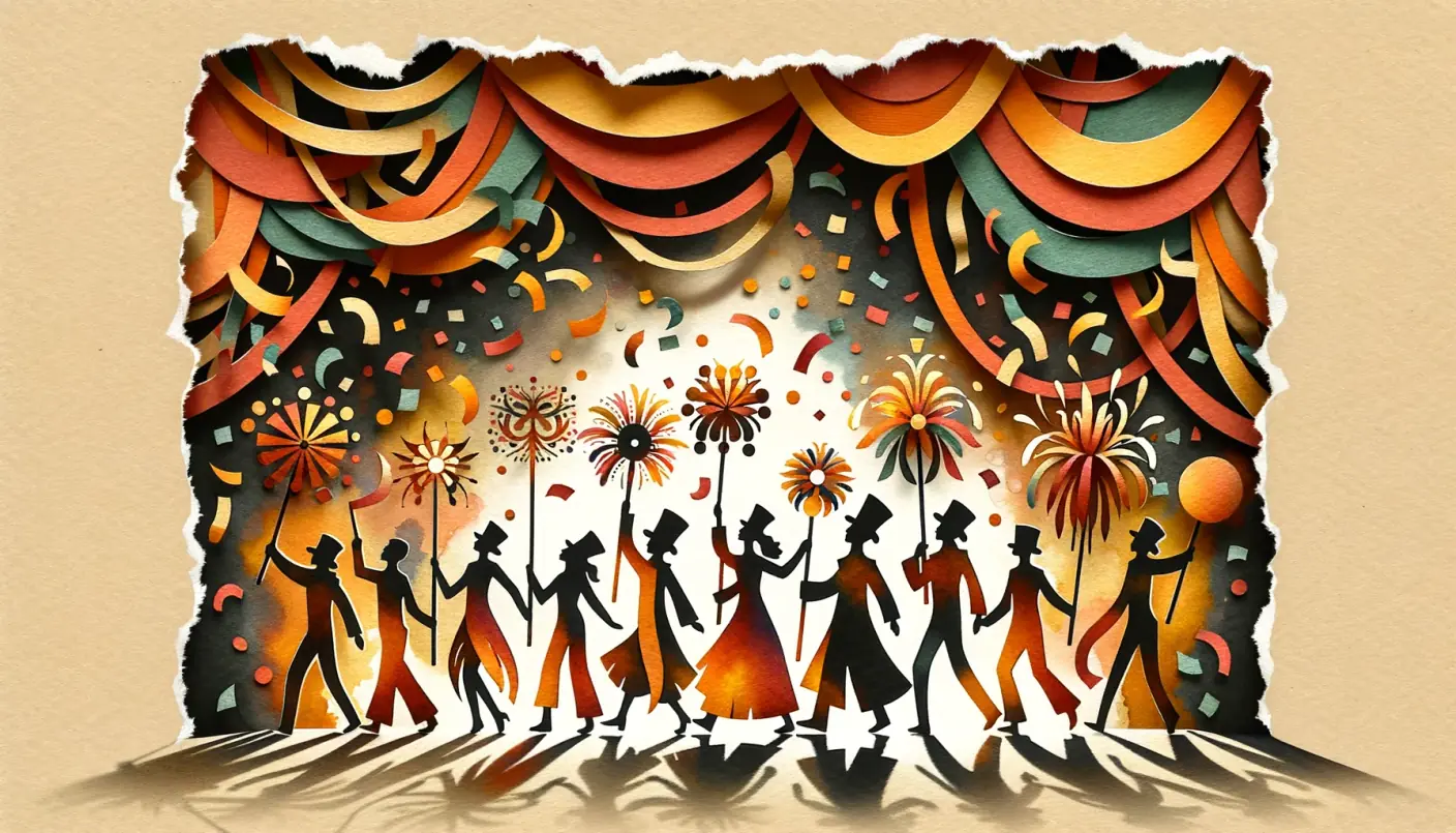 Procession de la compagnie